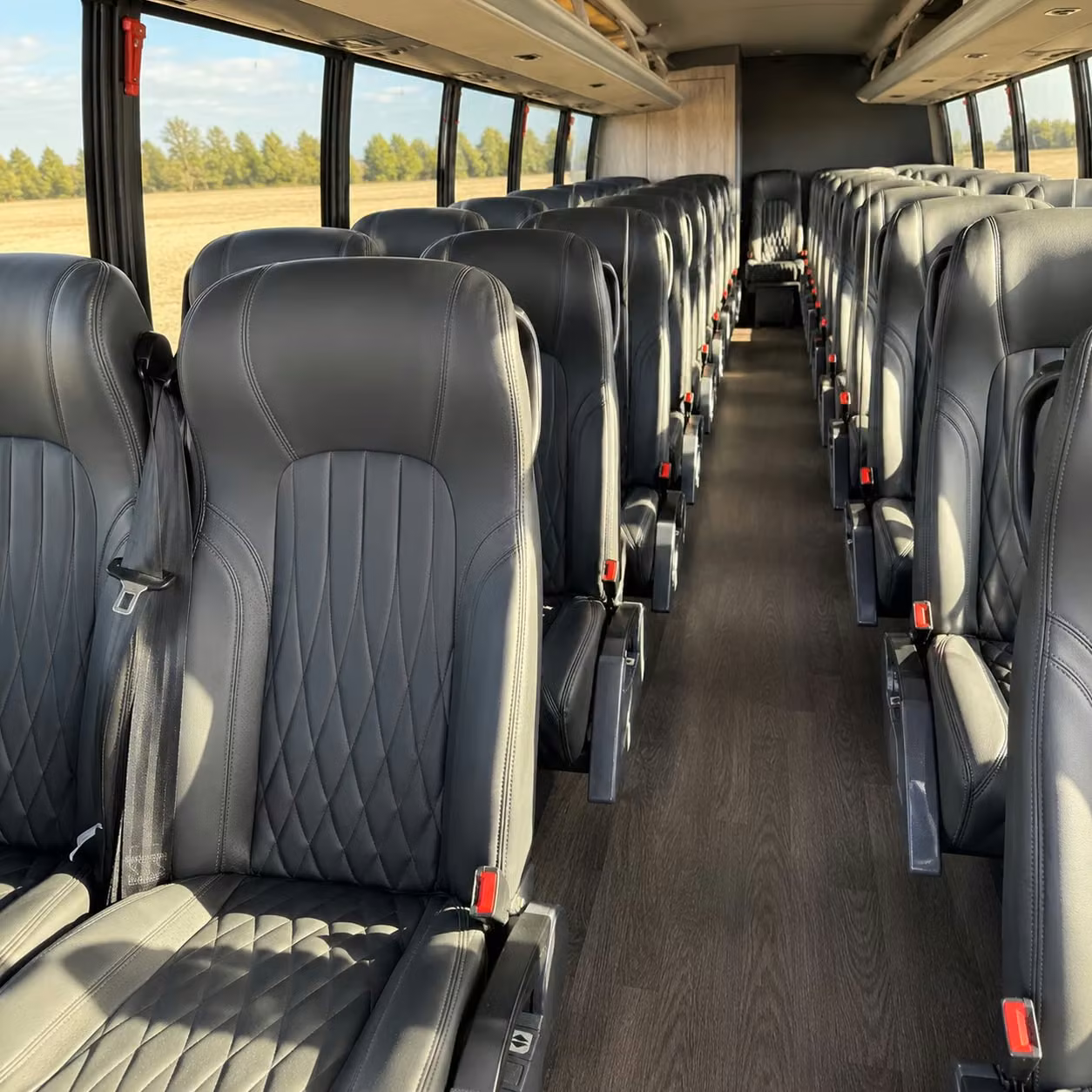 35 passenger minibus interior