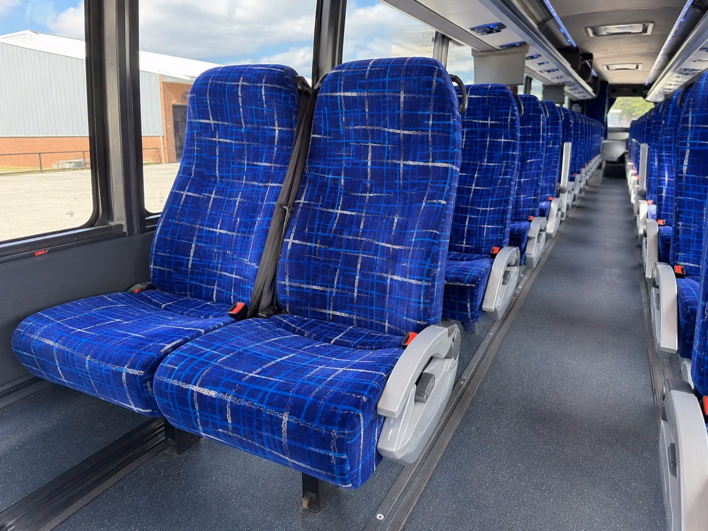 hayward charter bus interior