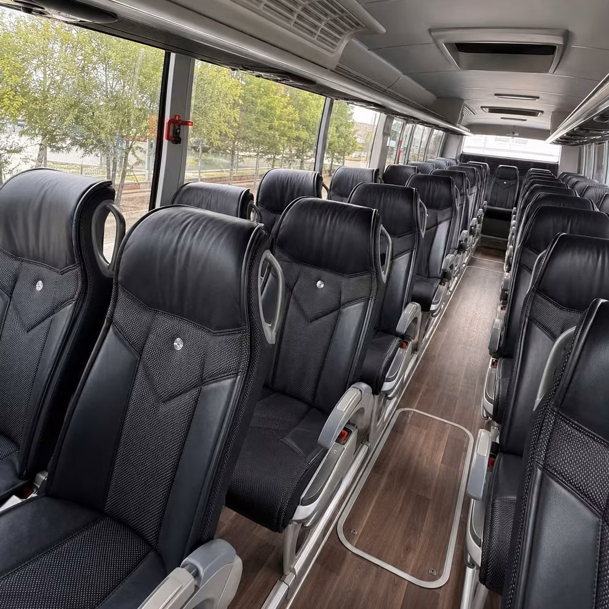 hayward charter bus rental inside