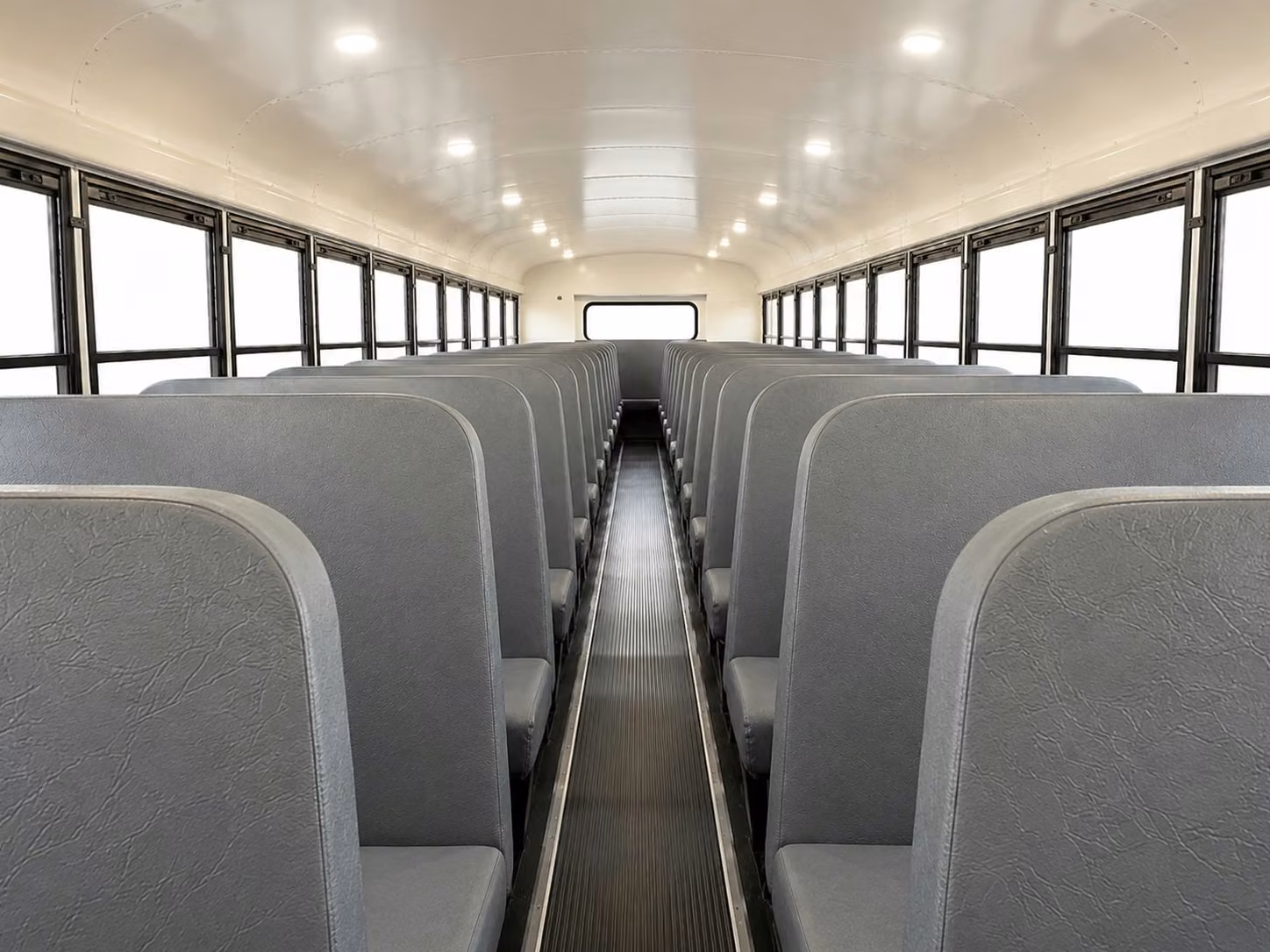 school bus inside