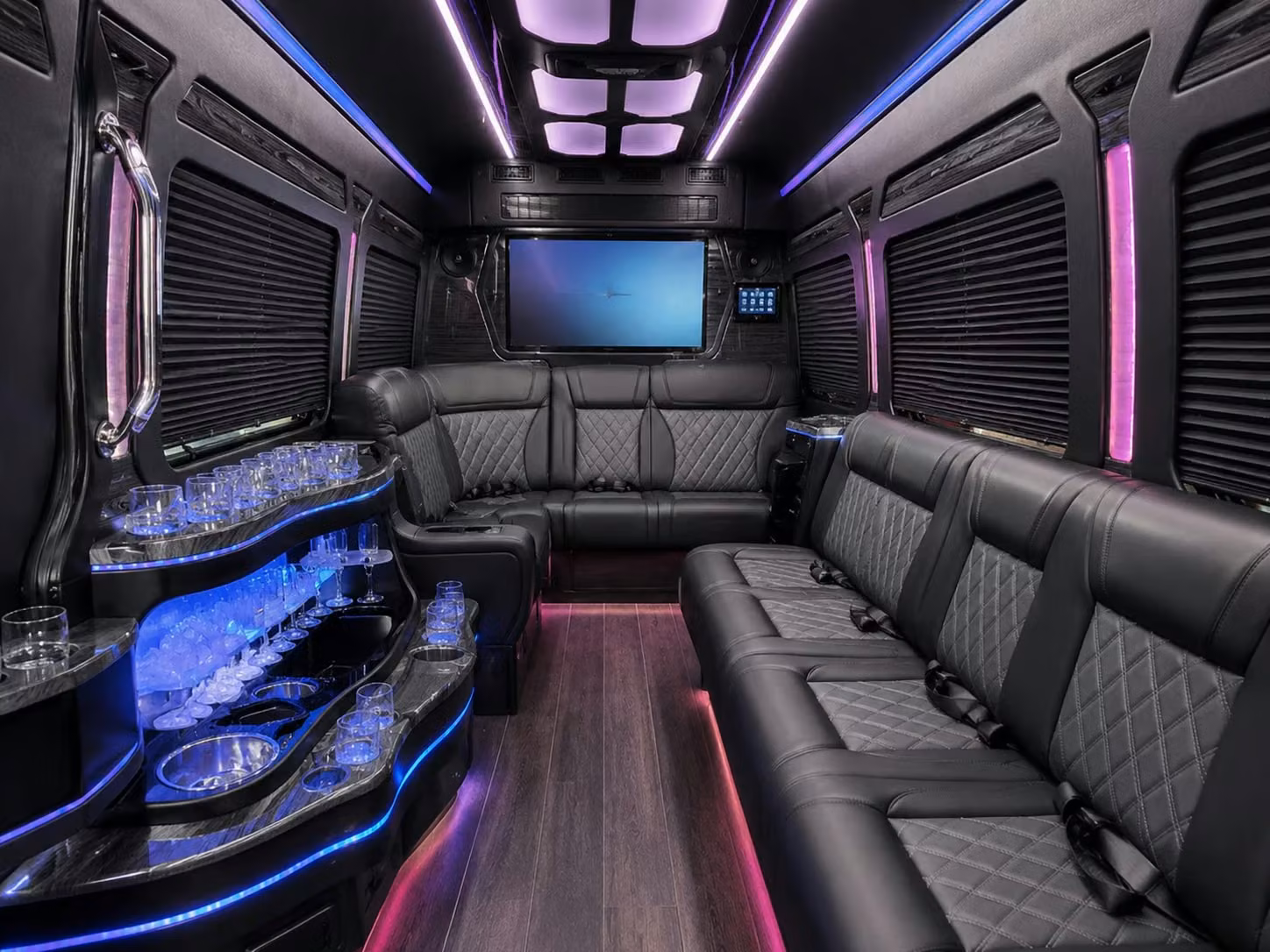sprinter vans and limo sprinters for hayward prom night vip transportation